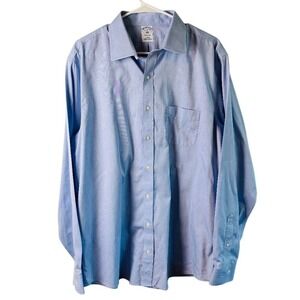 Brooks Brothers 1818 Dress Shirt Light Blue 16.5 36-37